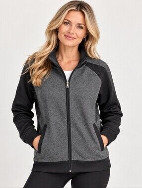Prophecy Full-Zip Jacket in Graphite Black, UNISEX Size M